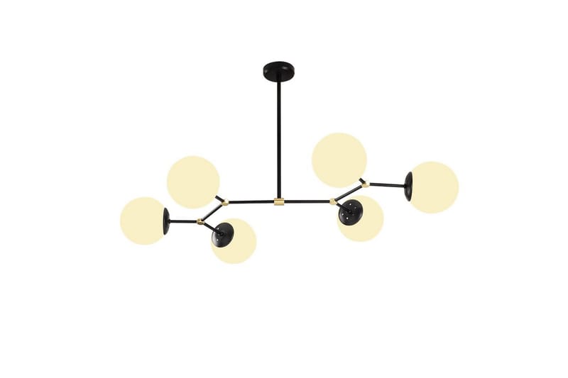 Taklampe Sudatoor Fibran Svart / Hvit - Svart / Hvit - Belysning - Innendørsbelysning & Lamper - Taklampe - Kjøkkenlampe & taklampe kjøkken