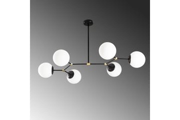 Taklampe Sudatoor Fibran Svart / Hvit - Svart / Hvit - Belysning - Innendørsbelysning & Lamper - Taklampe - Kjøkkenlampe & taklampe kjøkken