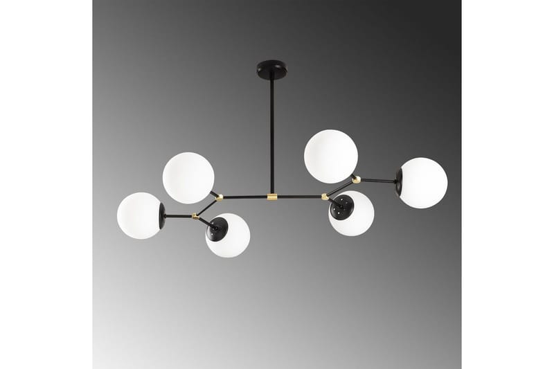 Taklampe Sudatoor Fibran Svart / Hvit - Svart / Hvit - Belysning - Innendørsbelysning & Lamper - Taklampe - Kjøkkenlampe & taklampe kjøkken