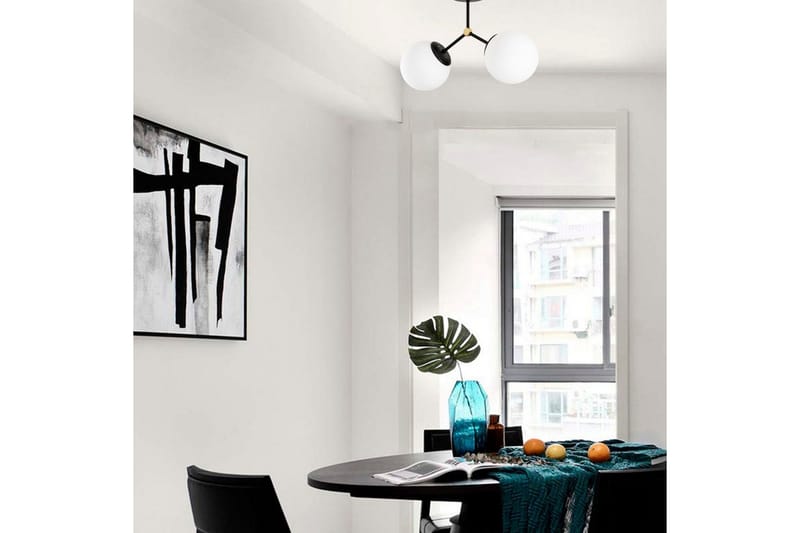 Taklampe Sudatoor Svart / Hvit - Svart / Hvit - Belysning - Innendørsbelysning & Lamper - Taklampe - Takplafond