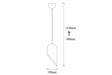 Taklampe Suenaga Svart / Gull - Gull/Svart - Belysning - Innendørsbelysning & Lamper - Taklampe - Kjøkkenlampe & taklampe kjøkken