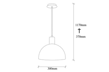 Taklampe Sugana Blå Turkis - Turkis - Belysning - Innendørsbelysning & Lamper - Taklampe - Kjøkkenlampe & taklampe kjøkken