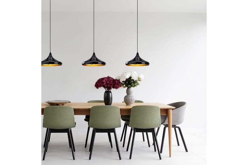 Taklampe Suna Svart - Svart - Belysning - Innendørsbelysning & Lamper - Taklampe - Kjøkkenlampe & taklampe kjøkken