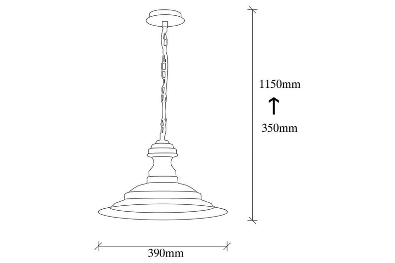 Taklampe Suna Vintage - Multifarget - Belysning - Innendørsbelysning & Lamper - Taklampe - Kjøkkenlampe & taklampe kjøkken