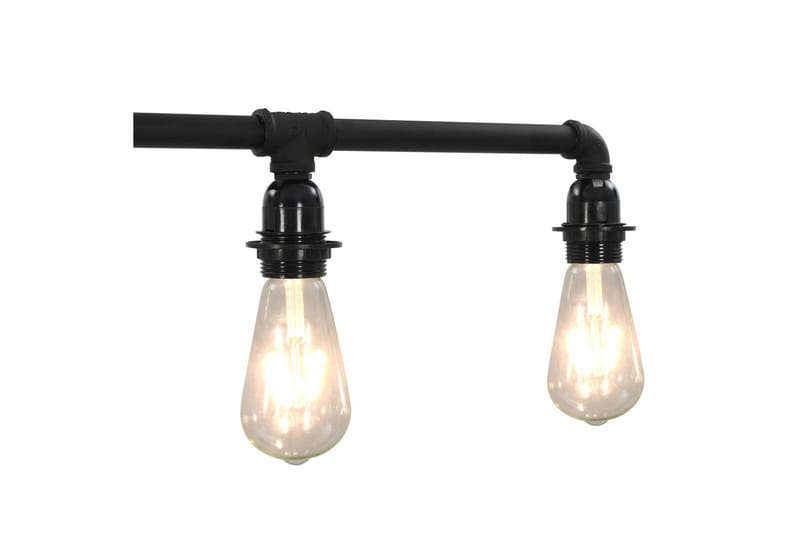 Taklampe svart 5 x E27 lysprer - Svart - Plafond - Takplafond - Lamper gang - Taklampe