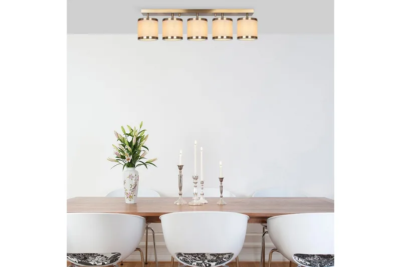 Taklampe Talra Five Vintage - Gull - Belysning - Innendørsbelysning & Lamper - Taklampe - Takplafond