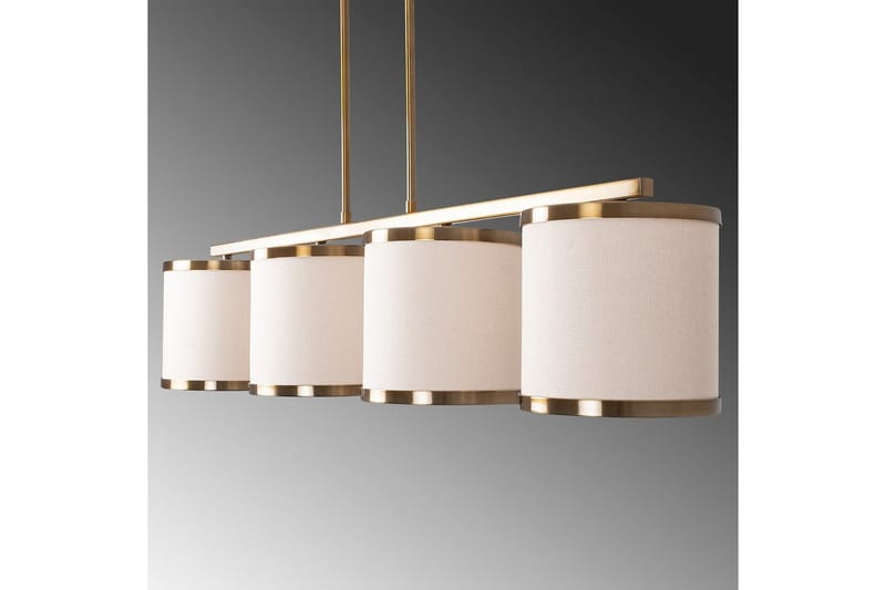 Taklampe Talra Vintage Horisontal - Gull - Belysning - Innendørsbelysning & Lamper - Taklampe - Kjøkkenlampe & taklampe kjøkken
