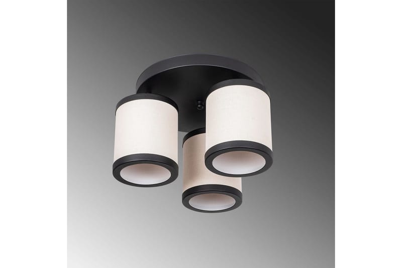 Taklampe Talrayo Svart / Hvit - Svart / Hvit - Belysning - Innendørsbelysning & Lamper - Taklampe - Takplafond