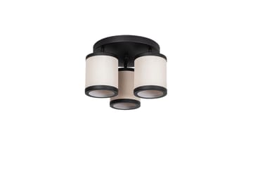 Taklampe Talrayo Svart / Hvit - Svart / Hvit - Belysning - Innendørsbelysning & Lamper - Taklampe - Takplafond