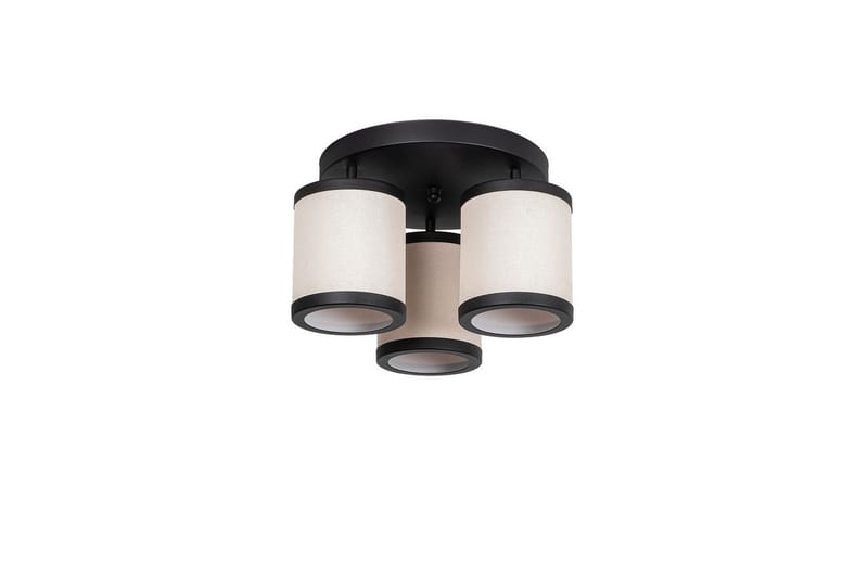 Taklampe Talrayo Svart / Hvit - Svart / Hvit - Belysning - Innendørsbelysning & Lamper - Taklampe - Takplafond