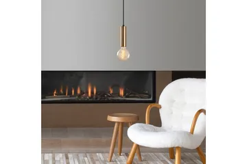 Taklampe Tembra Vintage - Gull - Belysning - Innendørsbelysning & Lamper - Taklampe - Kjøkkenlampe & taklampe kjøkken