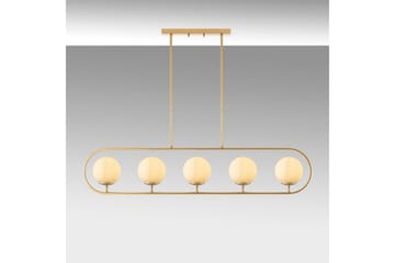 Taklampe Thalara Skinnende Gull Fem sokkel - Gull - Belysning - Innendørsbelysning & Lamper - Taklampe - Kjøkkenlampe & taklampe kjøkken