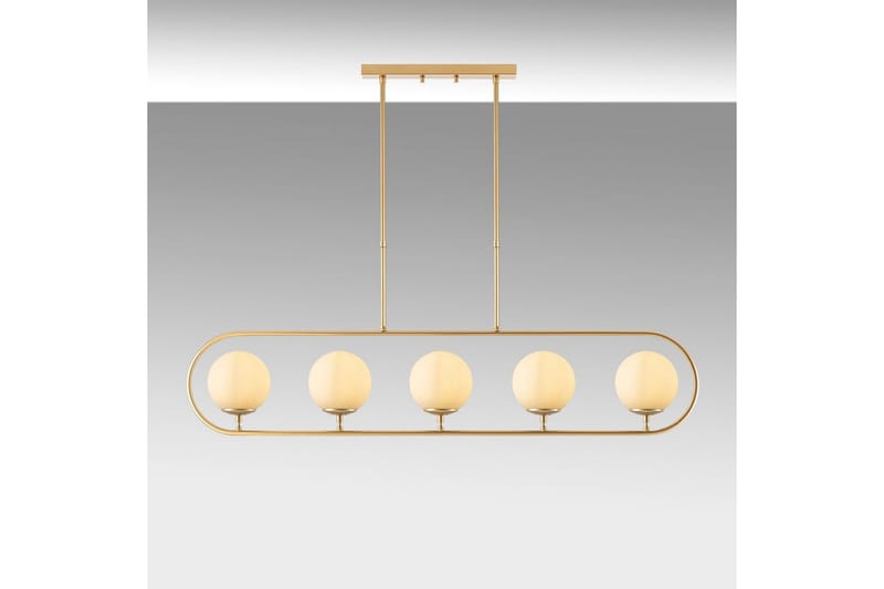 Taklampe Thalara Skinnende Gull Fem sokkel - Gull - Belysning - Innendørsbelysning & Lamper - Taklampe - Kjøkkenlampe & taklampe kjøkken