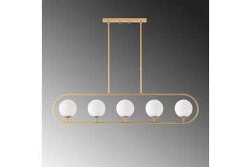 Taklampe Thalara Skinnende Gull Fem sokkel - Gull - Belysning - Innendørsbelysning & Lamper - Taklampe - Kjøkkenlampe & taklampe kjøkken