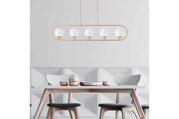 Taklampe Thalara Skinnende Gull Fem sokkel - Gull - Belysning - Innendørsbelysning & Lamper - Taklampe - Kjøkkenlampe & taklampe kjøkken