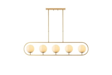 Taklampe Thalara Skinnende Gull Fem sokkel - Gull - Belysning - Innendørsbelysning & Lamper - Taklampe - Kjøkkenlampe & taklampe kjøkken