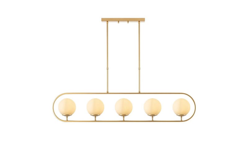 Taklampe Thalara Skinnende Gull Fem sokkel - Gull - Belysning - Innendørsbelysning & Lamper - Taklampe - Kjøkkenlampe & taklampe kjøkken