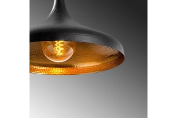 Taklampe Thela Stor Svart - Svart - Belysning - Innendørsbelysning & Lamper - Taklampe - Kjøkkenlampe & taklampe kjøkken
