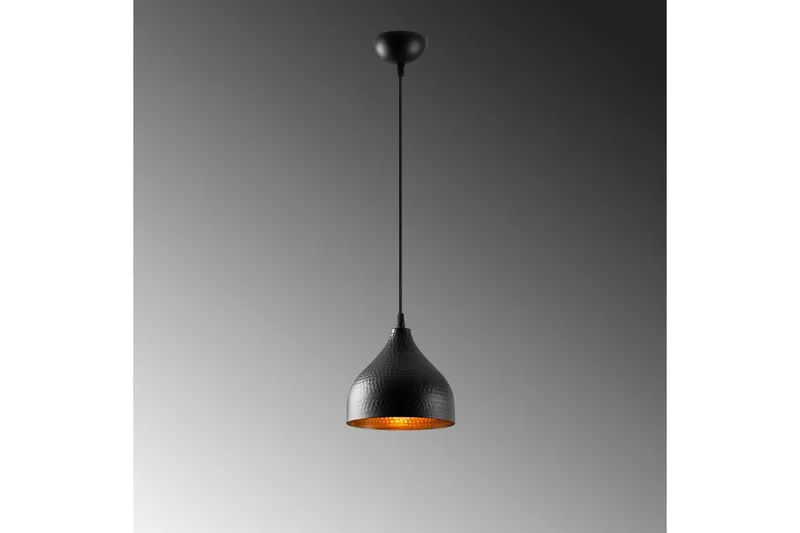 Taklampe Thela Svart - Svart - Belysning - Innendørsbelysning & Lamper - Taklampe - Kjøkkenlampe & taklampe kjøkken