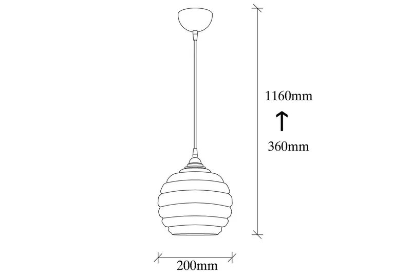 Taklampe Torinville Gull / Svart - Gull/Svart - Belysning - Innendørsbelysning & Lamper - Taklampe - Kjøkkenlampe & taklampe kjøkken
