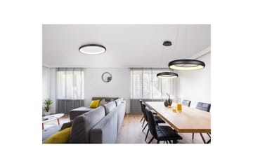 Taklampe TRIO Cardona 75 cm, Matt svart - 75 cm, Matt svart - Belysning - Innendørsbelysning & Lamper - Taklampe - Takplafond