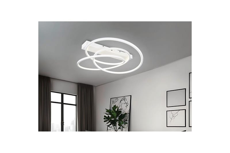 Taklampe TRIO Darvin Matt hvit - Matt hvit - Belysning - Innendørsbelysning & Lamper - Taklampe - Takplafond