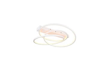 Taklampe TRIO Darvin Matt hvit