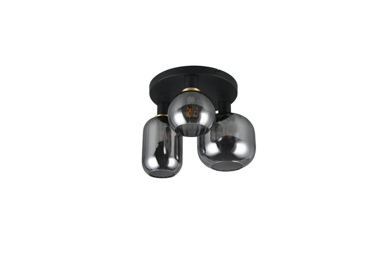 Taklampe TRIO Diva Matt svart/krom - Matt svart/krom - Belysning - Innendørsbelysning & Lamper - Taklampe - Takplafond