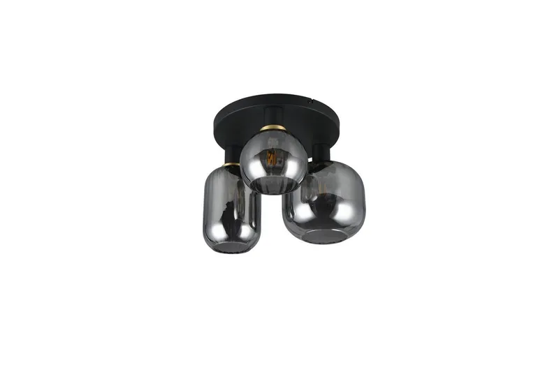 Taklampe TRIO Diva Matt svart/krom - Matt svart/krom - Belysning - Innendørsbelysning & Lamper - Taklampe - Takplafond