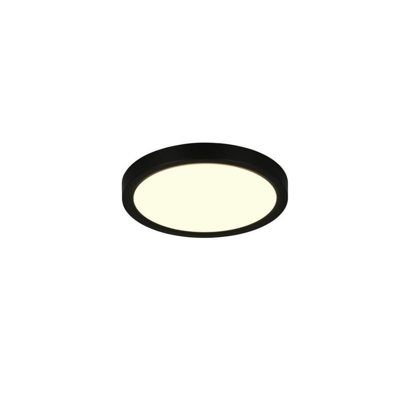 Taklampe TRIO Draco, 23 cm, mattsvart