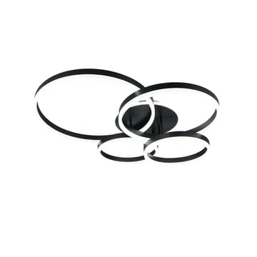 Taklampe TRIO Drake - Matt svart - Belysning - Innendørsbelysning & Lamper - Taklampe - Takplafond