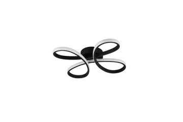 Taklampe TRIO Fly 40 cm, Matt svart - 40 cm, Matt svart - Belysning - Innendørsbelysning & Lamper - Taklampe - Takplafond