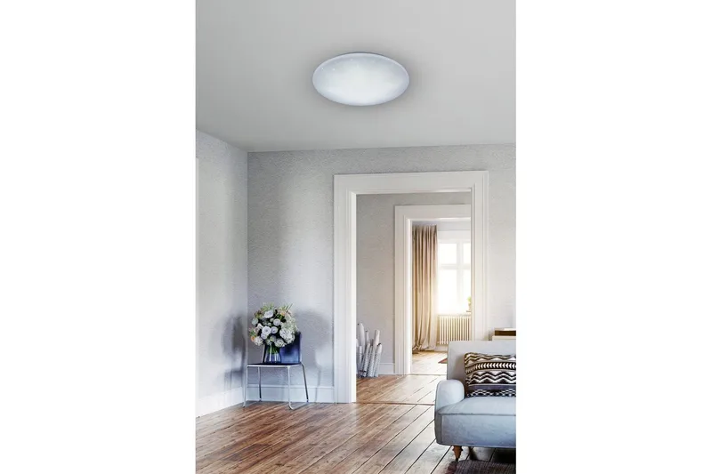 Taklampe TRIO Lukida Hvit starlight - Hvit starlight - Belysning - Innendørsbelysning & Lamper - Taklampe - Takplafond