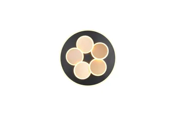 Taklampe TRIO Mandala Matt svart/gull - Matt svart/gull - Belysning - Innendørsbelysning & Lamper - Taklampe - Takplafond