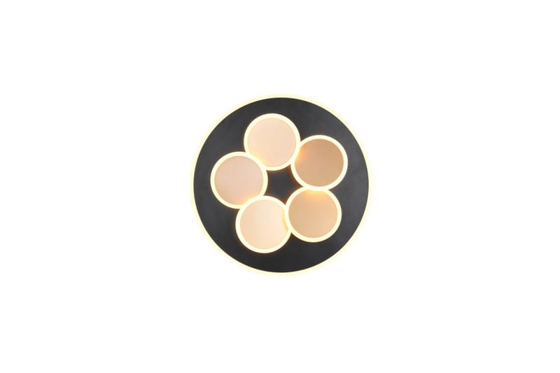 Taklampe TRIO Mandala Matt svart/gull - Matt svart/gull - Belysning - Innendørsbelysning & Lamper - Taklampe - Takplafond