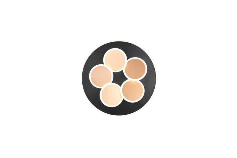 Taklampe TRIO Mandala Matt svart/gull - Matt svart/gull - Belysning - Innendørsbelysning & Lamper - Taklampe - Takplafond