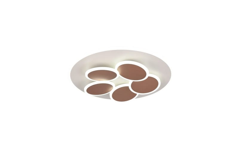 Taklampe TRIO Mandala Varm grå/kaffebrun - Varm grå/kaffebrun - Belysning - Innendørsbelysning & Lamper - Taklampe - Takplafond