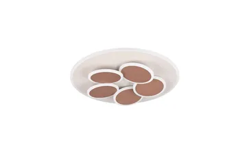 Taklampe TRIO Mandala Varm grå/kaffebrun - Varm grå/kaffebrun - Belysning - Innendørsbelysning & Lamper - Taklampe - Takplafond