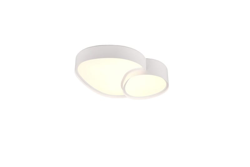 Taklampe TRIO Rise 43 cm, Matt hvit - 43 cm, Matt hvit - Belysning - Innendørsbelysning & Lamper - Taklampe - Takplafond