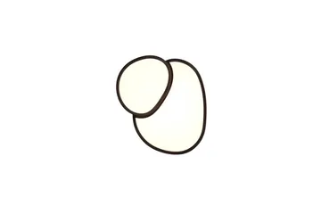 Taklampe TRIO Rise 43 cm, Matt svart - 43 cm, Matt svart - Belysning - Innendørsbelysning & Lamper - Taklampe - Takplafond