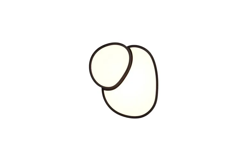 Taklampe TRIO Rise 43 cm, Matt svart - 43 cm, Matt svart - Belysning - Innendørsbelysning & Lamper - Taklampe - Takplafond