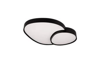 Taklampe TRIO Rise 77 cm, Matt svart - 77 cm, Matt svart - Belysning - Innendørsbelysning & Lamper - Taklampe - Takplafond