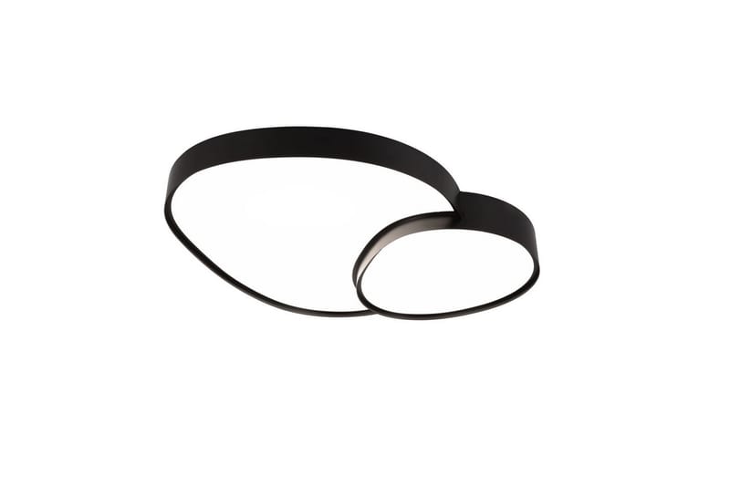 Taklampe TRIO Rise 77 cm, Matt svart - 77 cm, Matt svart - Belysning - Innendørsbelysning & Lamper - Taklampe - Takplafond