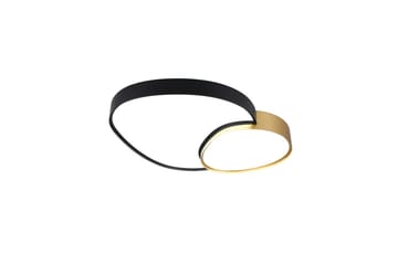 Taklampe TRIO Rise 77 cm, Svart/gull - 77 cm, Svart/gull - Belysning - Innendørsbelysning & Lamper - Taklampe - Takplafond