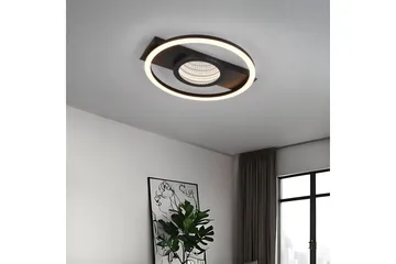 Taklampe TRIO Wheeler Rund, Matt svart - Rund, Matt svart - Belysning - Innendørsbelysning & Lamper - Taklampe - Takplafond