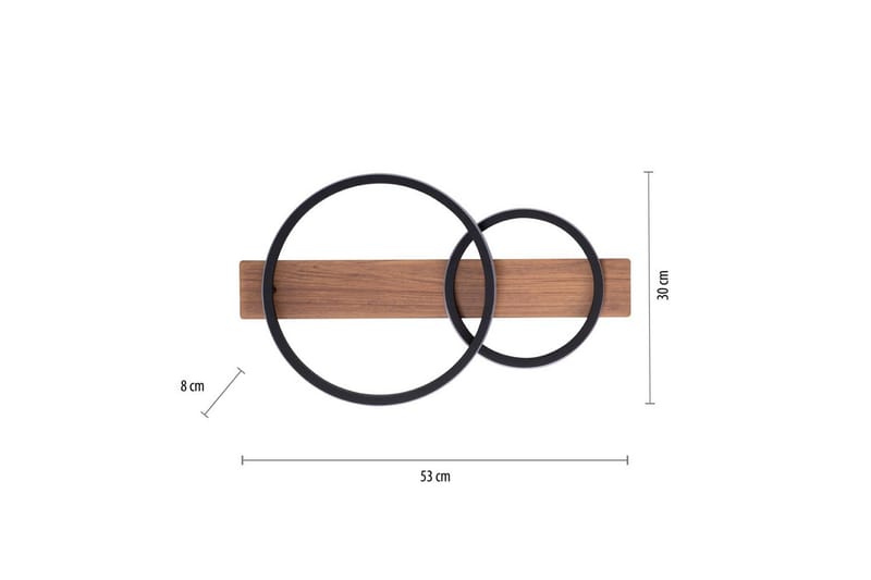 Taklampe Trooper - 30x8x53 cm - Belysning - Innendørsbelysning & Lamper - Taklampe - Takplafond