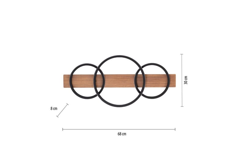 Taklampe Trooper - 30x8x68 cm - Belysning - Innendørsbelysning & Lamper - Taklampe - Takplafond