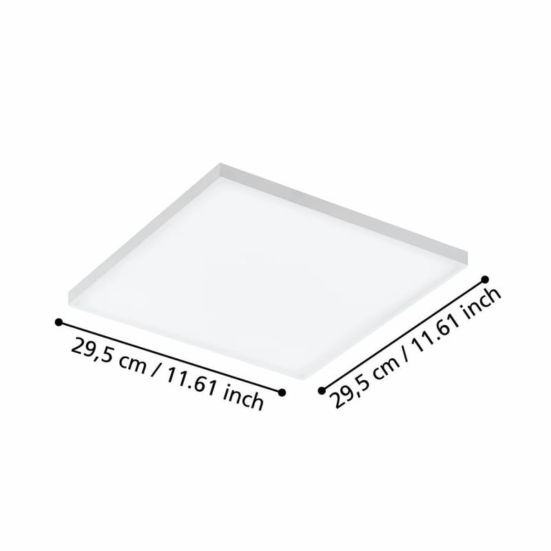 Taklampe Turcona - 300x300 mm - Belysning - Innendørsbelysning & Lamper - Taklampe - Takplafond