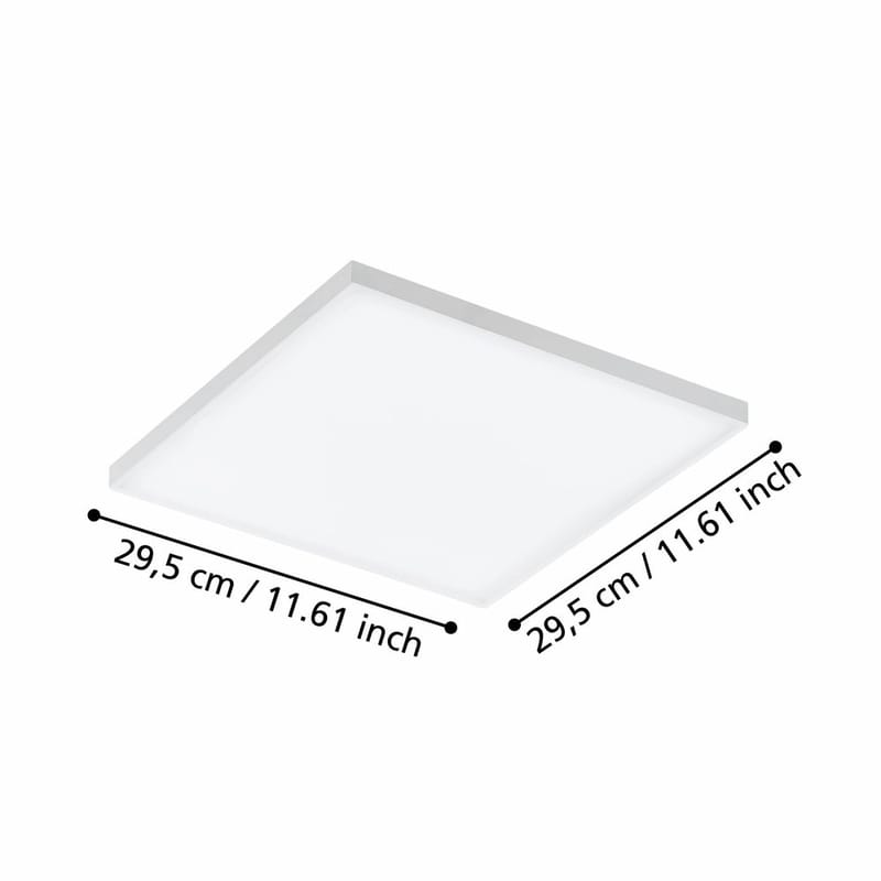 Taklampe Turcona - 300x300 mm - Belysning - Innendørsbelysning & Lamper - Taklampe - Takplafond