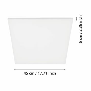 Taklampe Turcona - 450x450 mm - Belysning - Innendørsbelysning & Lamper - Taklampe - Takplafond